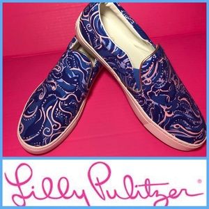New Lilly Pulitzer Julie Sneakers, Slip On
